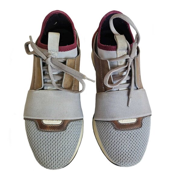 BALENCIAGA GREY RACE RUNNERS SNEAKERS (36) - Picture 2 of 10